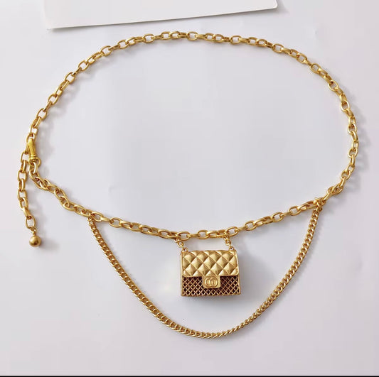 BIGKARTEL Luxe “Money Bag” Waist Chain