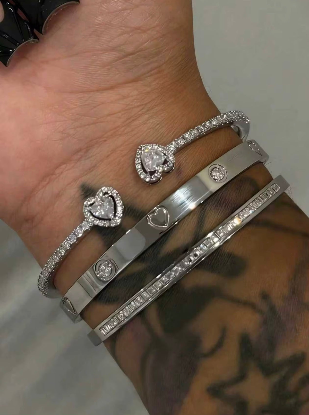 BIGKARTEL Luxe “Heart of Gold” Bracelet Stack