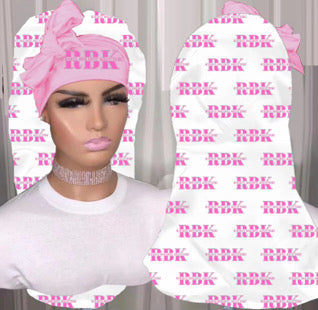 RBK Mommy & Me Satin bonnets