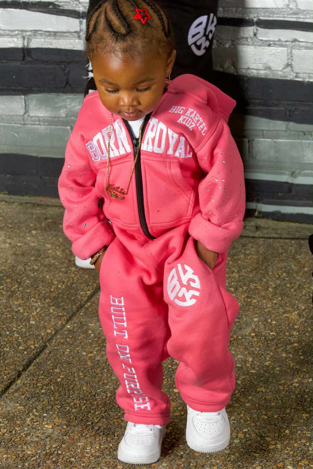 BIGKARTEL Kidz “Born Royal” Fleece Set