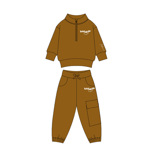 Little Kings Two-Piece Cargo Jogger Set