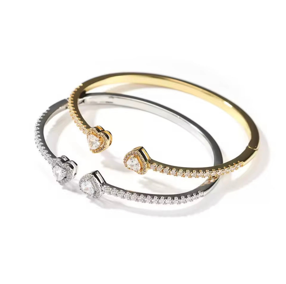 BIGKARTEL Luxe “Heart of Gold” Bracelet Stack
